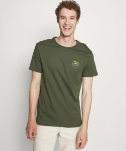 Pier One Uomo T-shirt Con Stampa - Olive