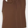 Pier One Uomo 3 PACK - Maglietta Intima - Brown -Offerta Economica Pier One 6bc4ac9d9ee14d4dbac3849b73a815e0