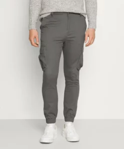 Pier One Uomo Pantaloni Cargo - Dark Grey