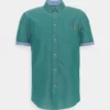 Pier One Uomo Camicia - Dark Green