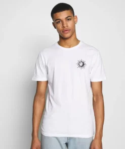 Pier One Uomo SUN MOON TEE - T-shirt Con Stampa - White