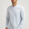 Pier One Uomo Camicia - Light Blue