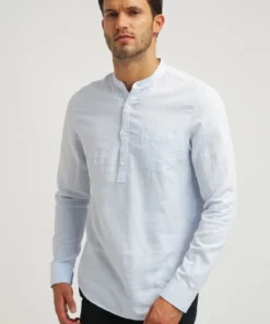 Pier One Uomo Camicia - Light Blue