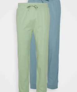 Pier One Uomo 2 PACK - Pantaloni Del Pigiama - Blue/light Green
