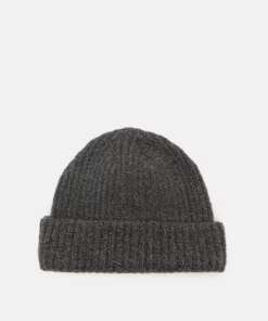 Pier One SHORT MICRO BEANIE UNISEX - Berretto - Grey