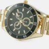 Pier One UNISEX - Orologio - Gold-coloured/green -Offerta Economica Pier One 7275b6174e554eb28ad065d148c1fe77