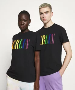 Pier One Uomo PRIDE - T-shirt Con Stampa - Black