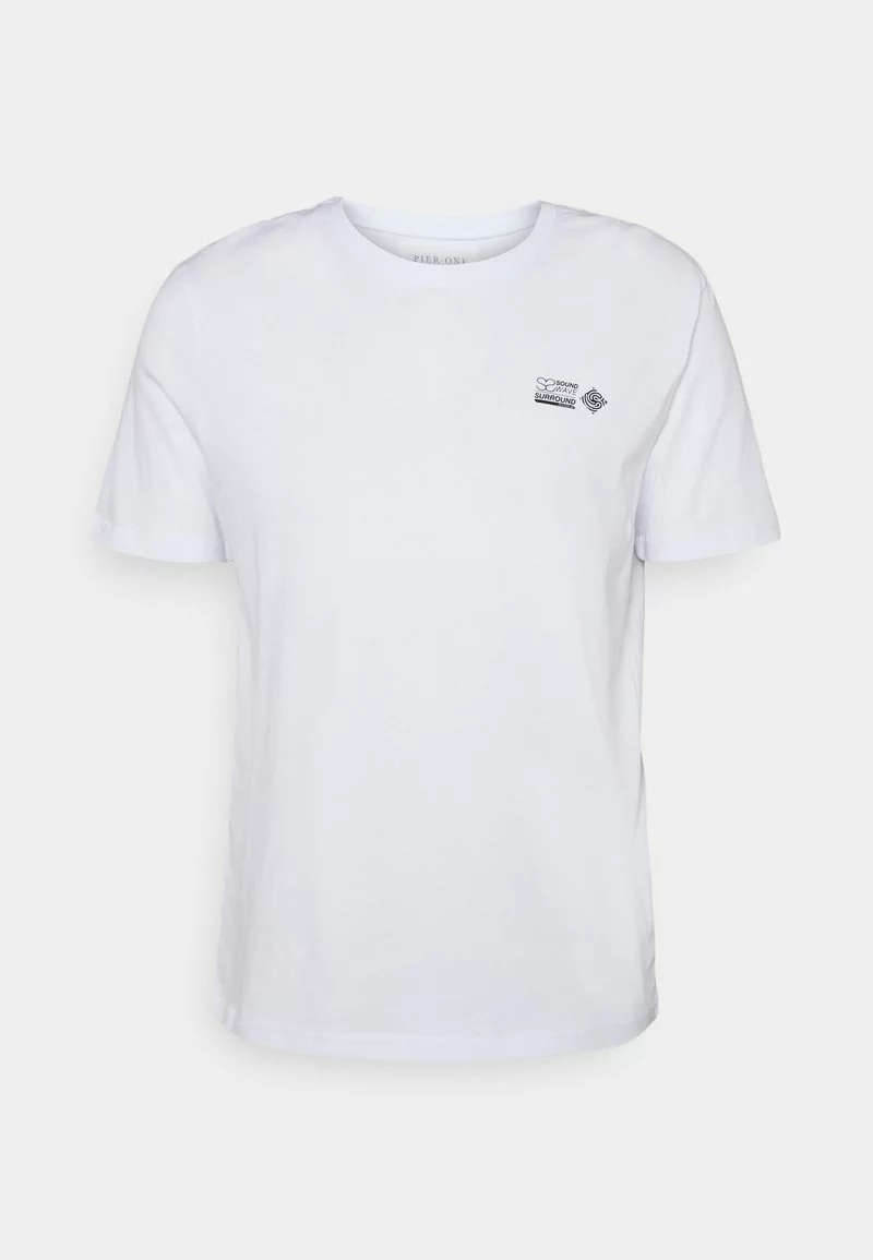 Pier One Uomo T-shirt Con Stampa - White 9 Pier One Uomo T-shirt Con Stampa - White - immagine 7