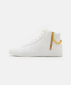 Pier One UNISEX - Sneakers Alte - White/gold-coloured