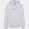Pier One Uomo SCRIPT HOODIE - Felpa Con Cappuccio - Light Grey -Offerta Economica Pier One 818d6c976ec044b3a164af43df141b42