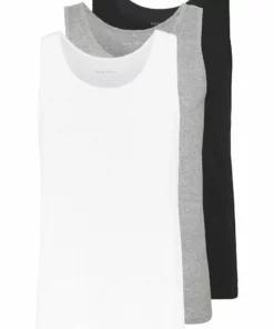 Pier One Uomo 3 PACK - Top - White/black