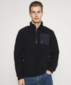 Pier One Uomo Felpa In Pile - Dark Blue