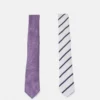 Pier One Uomo 2 PACK - Cravatta - Off-white/mauve