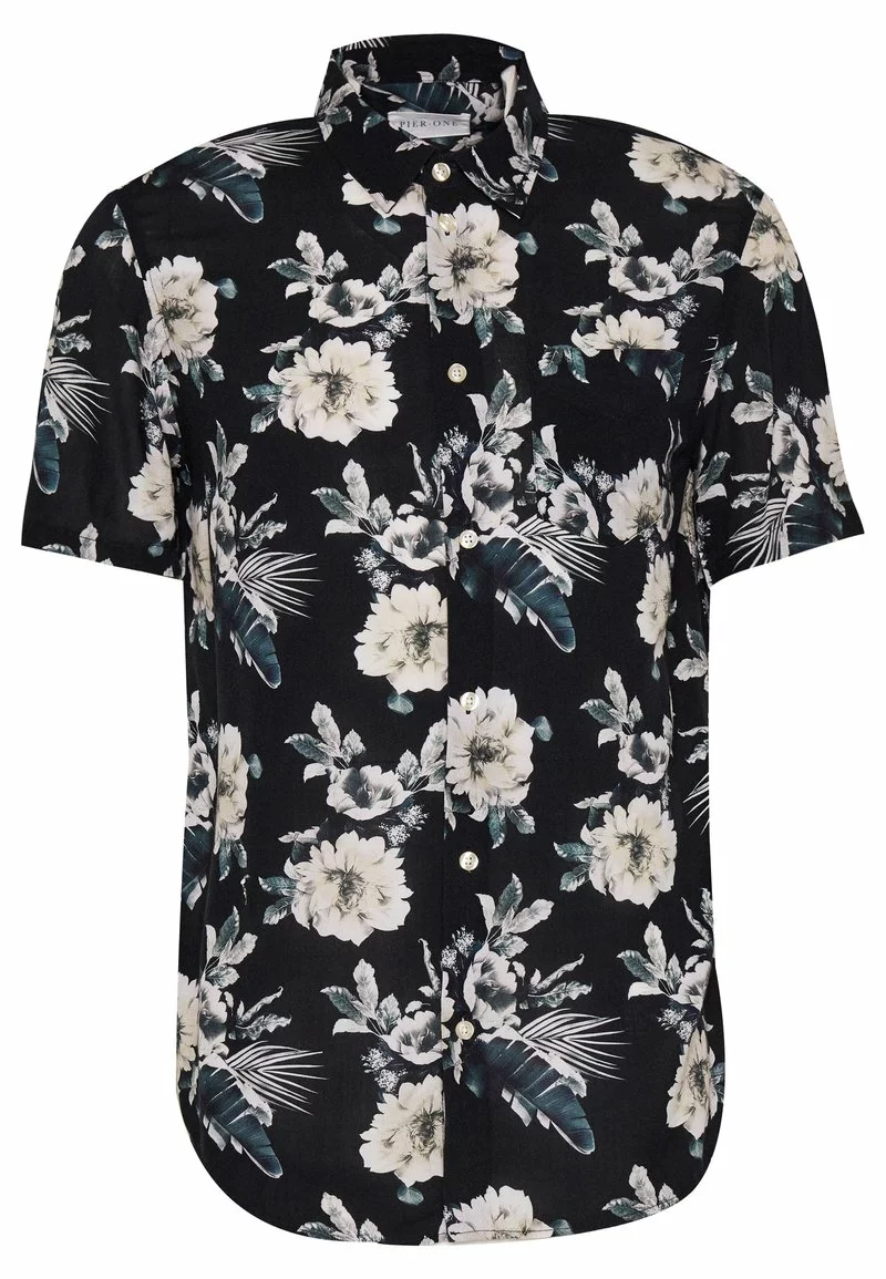 Pier One Uomo Camicia - Black 7 Pier One Uomo Camicia - Black - immagine 5