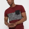 Pier One Uomo T-shirt Con Stampa - Bordeaux