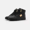 Pier One Unisex Sneakers Alte - Black/gold-coloured -Offerta Economica Pier One 906565bafc7145bea7d1ef33242229b9