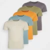 Pier One Uomo 5 PACK - T-shirt Basic - Orange/dark Blue/green -Offerta Economica Pier One 90b78c53f04f4dc081666ac8ae3ca1ec