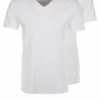 Pier One Uomo 2 PACK - T-shirt Basic - White