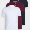 Pier One Uomo 3 PACK - Polo - Bordeaux/white/dark Blue -Offerta Economica Pier One 919efcdef1fb44a8aad58897d4dff9e4