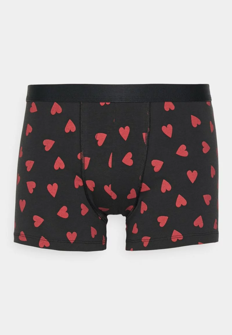 Pier One Uomo VALENTINE'S HEARTS BOXERS 2PACK - Culotte - Black/red 6 Pier One Uomo VALENTINE'S HEARTS BOXERS 2PACK - Culotte - Black/red - immagine 4