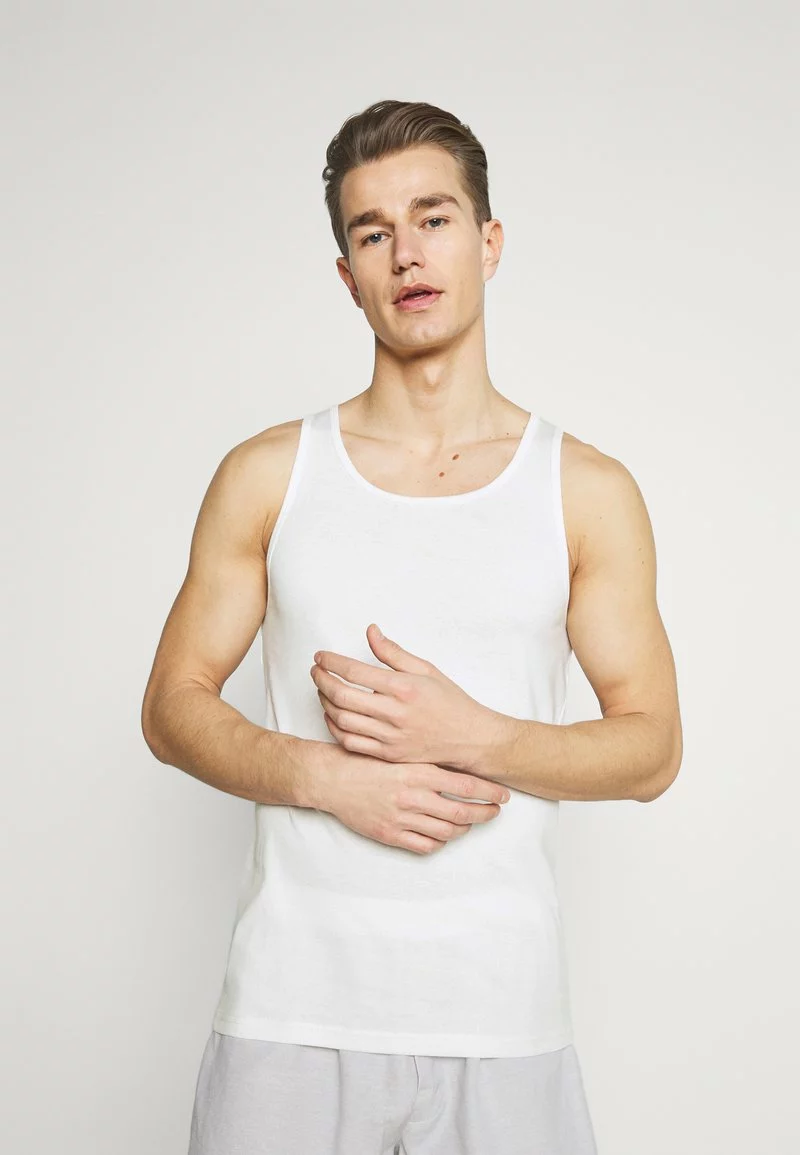 Pier One Uomo 3 PACK - Maglietta Intima - Dark Blue/bordeaux/off-white 3 Pier One Uomo 3 PACK - Maglietta Intima - Dark Blue/bordeaux/off-white