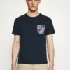Pier One Uomo T-shirt Con Stampa - Dark Blue