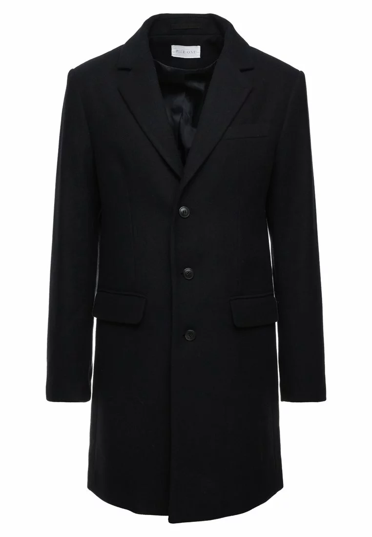 Pier One Uomo Cappotto Classico - Dark Blue 6 Pier One Uomo Cappotto Classico - Dark Blue - immagine 4