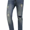 Pier One Uomo Jeans Slim Fit - Destroyed Denim -Offerta Economica Pier One 9b48a2cef68b49b89f96b8c7c1be13de