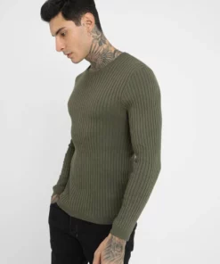 Pier One Uomo Maglione - Oliv