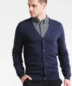 Pier One Uomo Cardigan - Dark Blue
