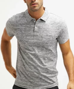 Pier One Uomo Polo - Grey Melange