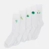 Pier One Uomo 5 PACK - Calze - White