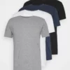 Pier One Uomo 4 PACK - T-shirt Basic - Black/white/blue -Offerta Economica Pier One a6336c9ea9294b8b9261921b47ede4b7