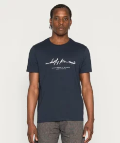 Pier One Uomo T-shirt Con Stampa - Dark Blue