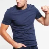 Pier One Uomo T-shirt Basic - Dark Blue Melange