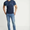 Pier One Uomo T-shirt Con Stampa - Blue -Offerta Economica Pier One a980d75d161548f7ba79271c06d9e41f