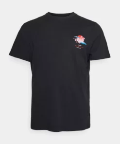 Pier One Uomo T-shirt Con Stampa - Black