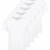 Pier One Uomo 5 PACK - T-shirt Basic - White -Offerta Economica Pier One aaec20eea5684fdcadc437e90f270976