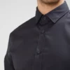 Pier One Uomo Camicia Elegante - Dark Grey -Offerta Economica Pier One ac9a711883404060bc18ba4516c64104