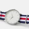 Pier One UNISEX - Orologio - Silver/blue/red -Offerta Economica Pier One ad69a283a3824e8faeea65c5e981a6d0