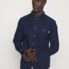Pier One Uomo Camicia - Dark Blue