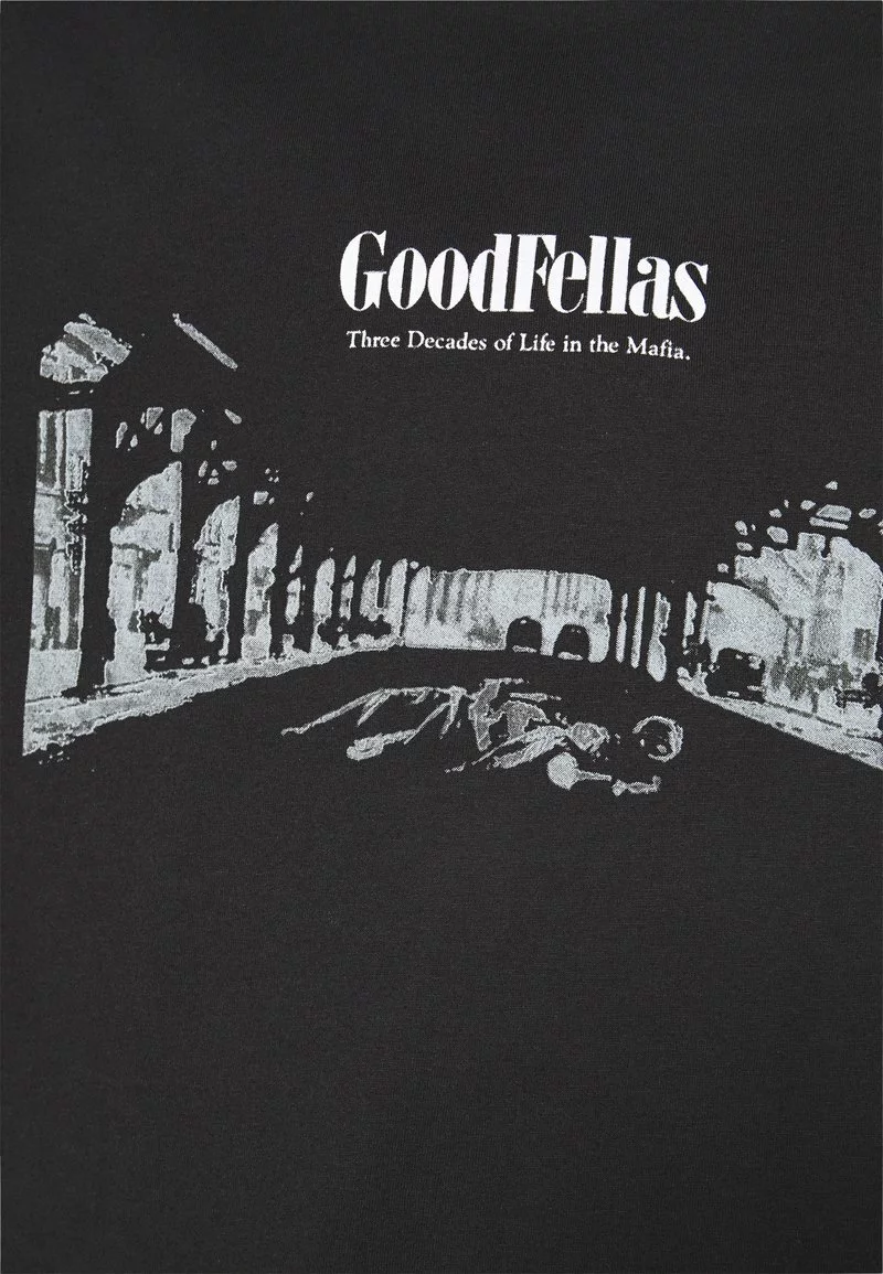 Pier One Uomo GOODFELLAS TEE - T-shirt Con Stampa - Black 7 Pier One Uomo GOODFELLAS TEE - T-shirt Con Stampa - Black - immagine 5