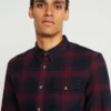 Pier One Uomo Camicia - Bordeaux -Offerta Economica Pier One b3e95ab2e30b41bbafafaa28440e87ab