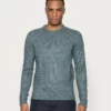 Pier One Uomo ESSENTIAL WINTER CREWNECK - Maglione - Blue/grey -Offerta Economica Pier One b9783bb8b33b4b7f86b204c313c14b86