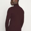 Pier One Uomo MUSCLE FIT TURTLE - Maglione - Mottled Bordeaux -Offerta Economica Pier One bba56a724f204278a980f2e471db433c