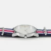 Pier One UNISEX - Orologio - Silver/blue/red -Offerta Economica Pier One bba83db7623146ae85cc0c83bba3af7f