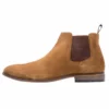Pier One Uomo LEATHER - Stivaletti - Cognac