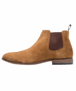 Pier One Uomo LEATHER - Stivaletti - Cognac