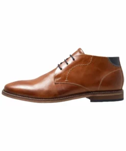 Pier One Uomo LEATHER - Stringate Eleganti - Cognac
