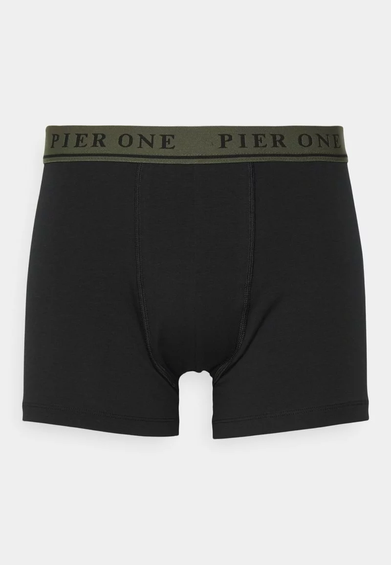 Pier One Uomo 5 PACK - Culotte - Black/khaki 4 Pier One Uomo 5 PACK - Culotte - Black/khaki - immagine 2